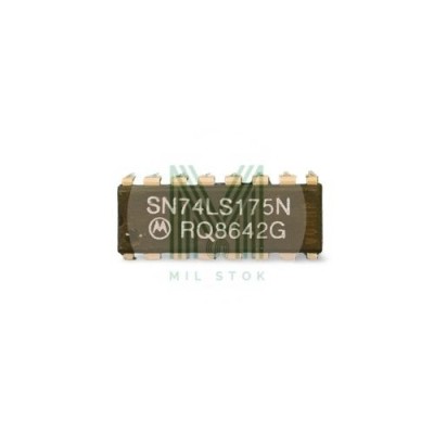 SN74LS175N (74LS175)  DIP-16 Integrated Circuit - Mil Stok