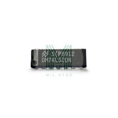 DM74LS20N DIP-14 Logic Integrated Circuit - Mil Stok