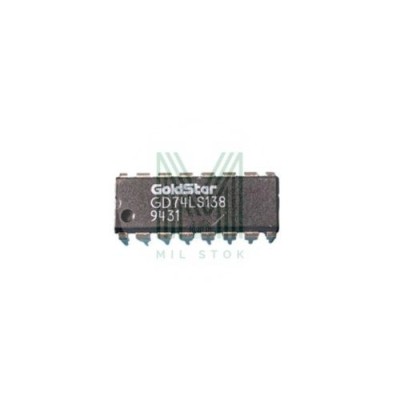 GD74LS138 DIP-16 Integrated Circuit - Mil Stok