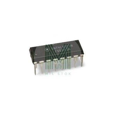 SN74LS123N (74LS123) DIP-16 Integrated Circuit - Mil Stok