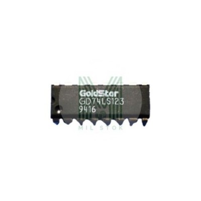 GD74LS123 DIP-16 Integrated Circuit - Mil Stok