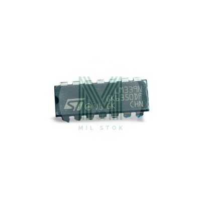 LM339N DIP-14 Entegre - Mil Stok