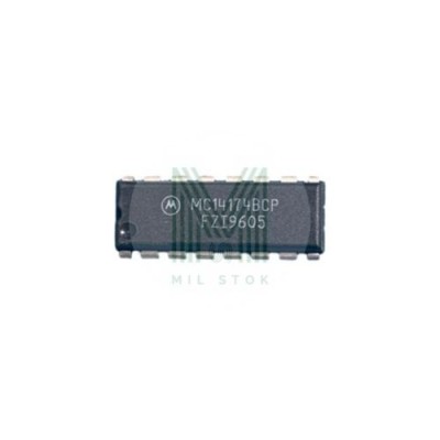 MC14174BCP DIP-16 Entegre - Mil Stok