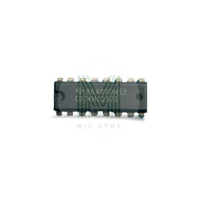 CD74HC237E (74HC237) DIP-16 Integrated Circuit - Mil Stok