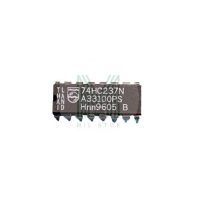 74HC237N DIP-16 Integrated Circuit - Mil Stok