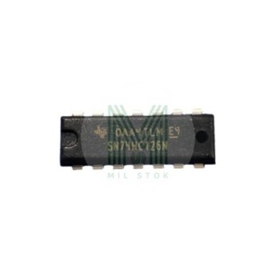 SN74HC126N (74HC126) DIP-14 Integrated Circuit - Mil Stok