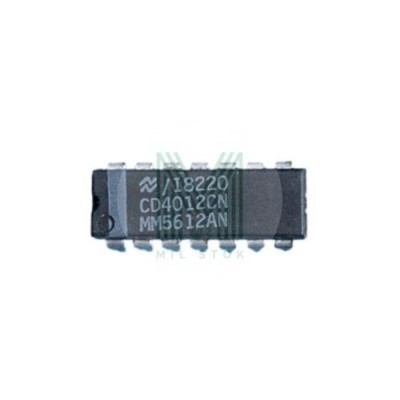 CD4012CN DIP-14 Entegre - Mil Stok