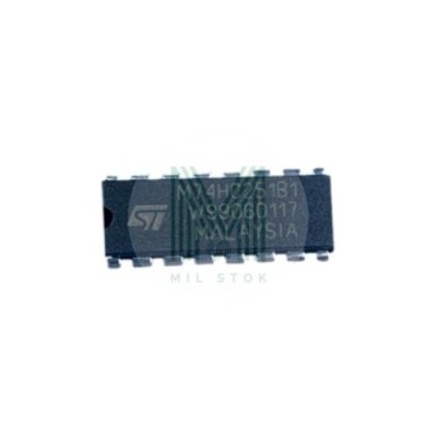 M74HC251B1 (74HC251) DIP-16 Entegre - Mil Stok