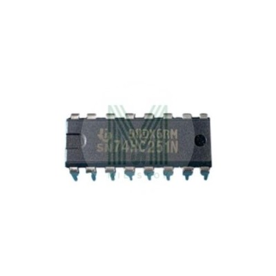 SN74HC251N (74HC251) DIP-16 Entegre - Mil Stok