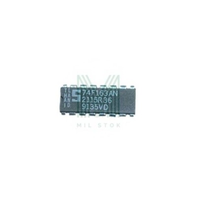 74F163AN DIP-16 Integrated Circuit - Mil Stok