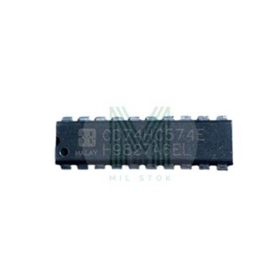 CD74HC574E DIP-20 Integrated Circuit - Mil Stok