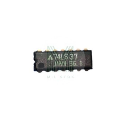 74LS37 DIP-14 Integrated Circuit - Mil Stok