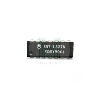 SN74LS37N DIP-14 Entegre - Mil Stok