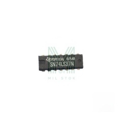 SN74LS37N (74LS37N) DIP-14 Integrated Circuit - Mil Stok