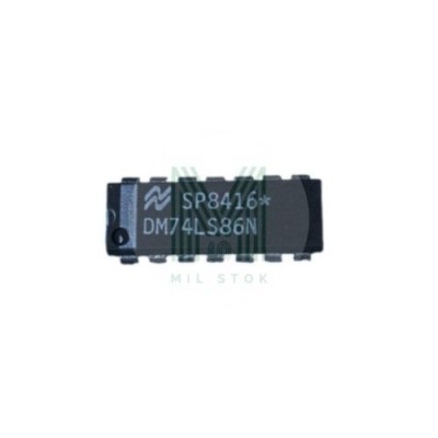 DM74LS86N DIP-14 Integrated Circuit - Mil Stok