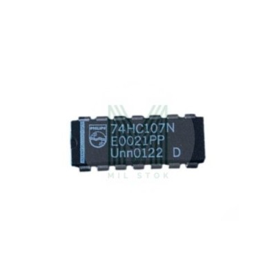 74HC107N DIP-14 Integrated Circuit - Mil Stok