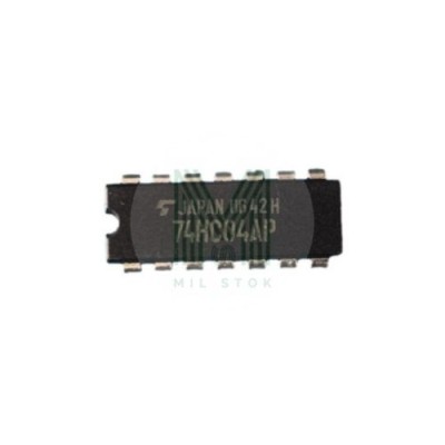 74HC04AP DIP-14 Integrated Circuit - Mil Stok