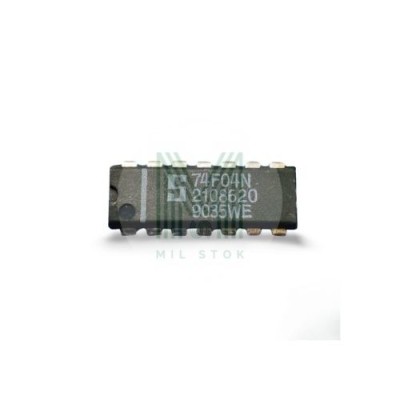 74F04N DIP-14 Integrated Circuit - Mil Stok