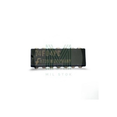 74F04PC DIP-14 Entegre - Mil Stok