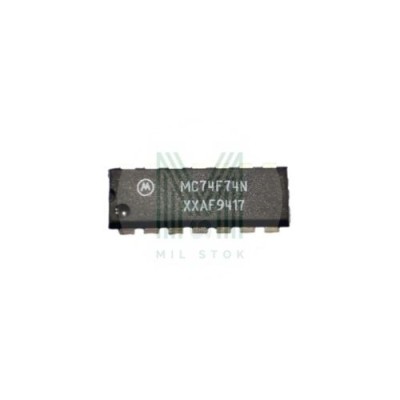 MC74F74N DIP-14 Entegre - Mil Stok