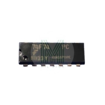 74F74PC DIP-14 Integrated Circuit - Mil Stok