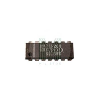 74F20N DIP-14 Integrated Circuit - Mil Stok