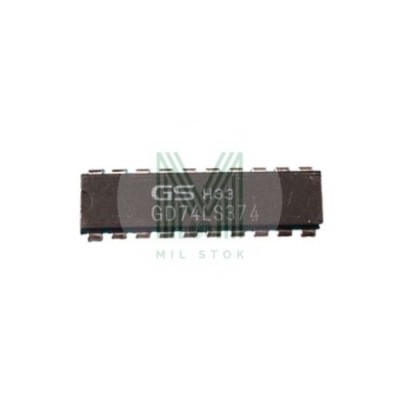 GD74LS374 DIP-20 Flip-Flop Integrated Circuit - Mil Stok