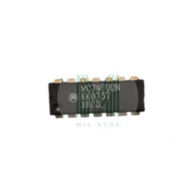 MC74F00N (74F00N) DIP-14 Integrated Circuit - Mil Stok