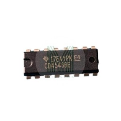 CD4543BE DIP-16 Integrated Circuit - Mil Stok