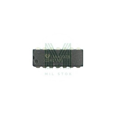 CD4013BE DIP-14 Entegre - Mil Stok