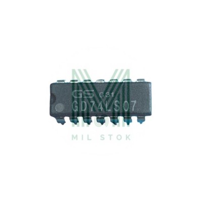 GD74LS07 (74LS07) DIP-14 Integrated Circuit - Mil Stok