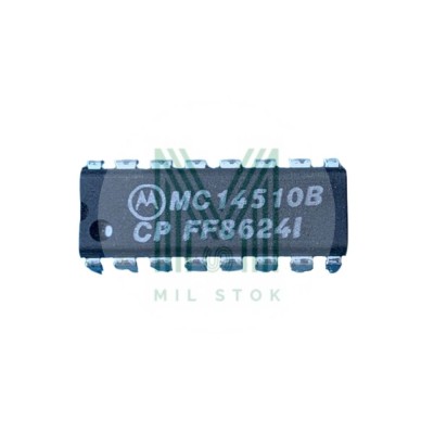 MC14510B DIP-16 Entegre - Mil Stok