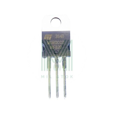 IRF820 Transistor - Mil Stok