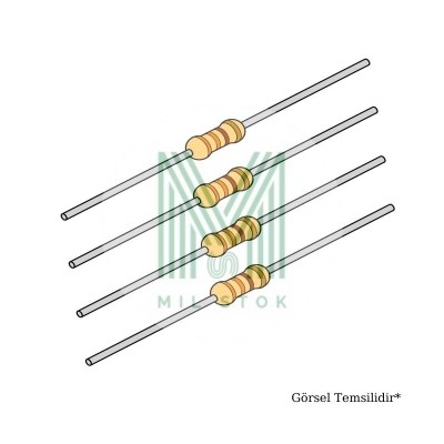 4R7 1/8W Direnç - Mil Stok